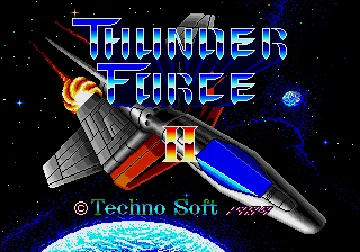 Thunder Force II (USA, Europe) screen shot title